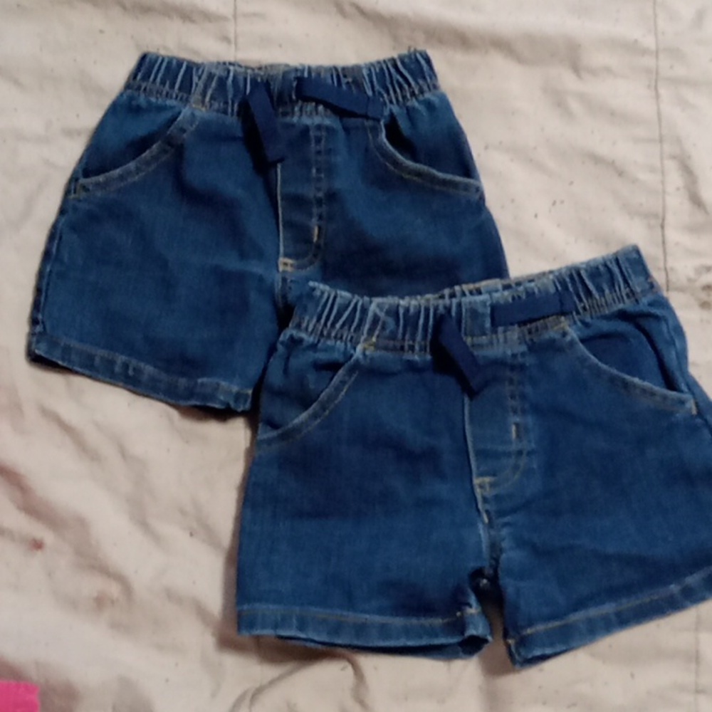 2 Pair Jean Shorts